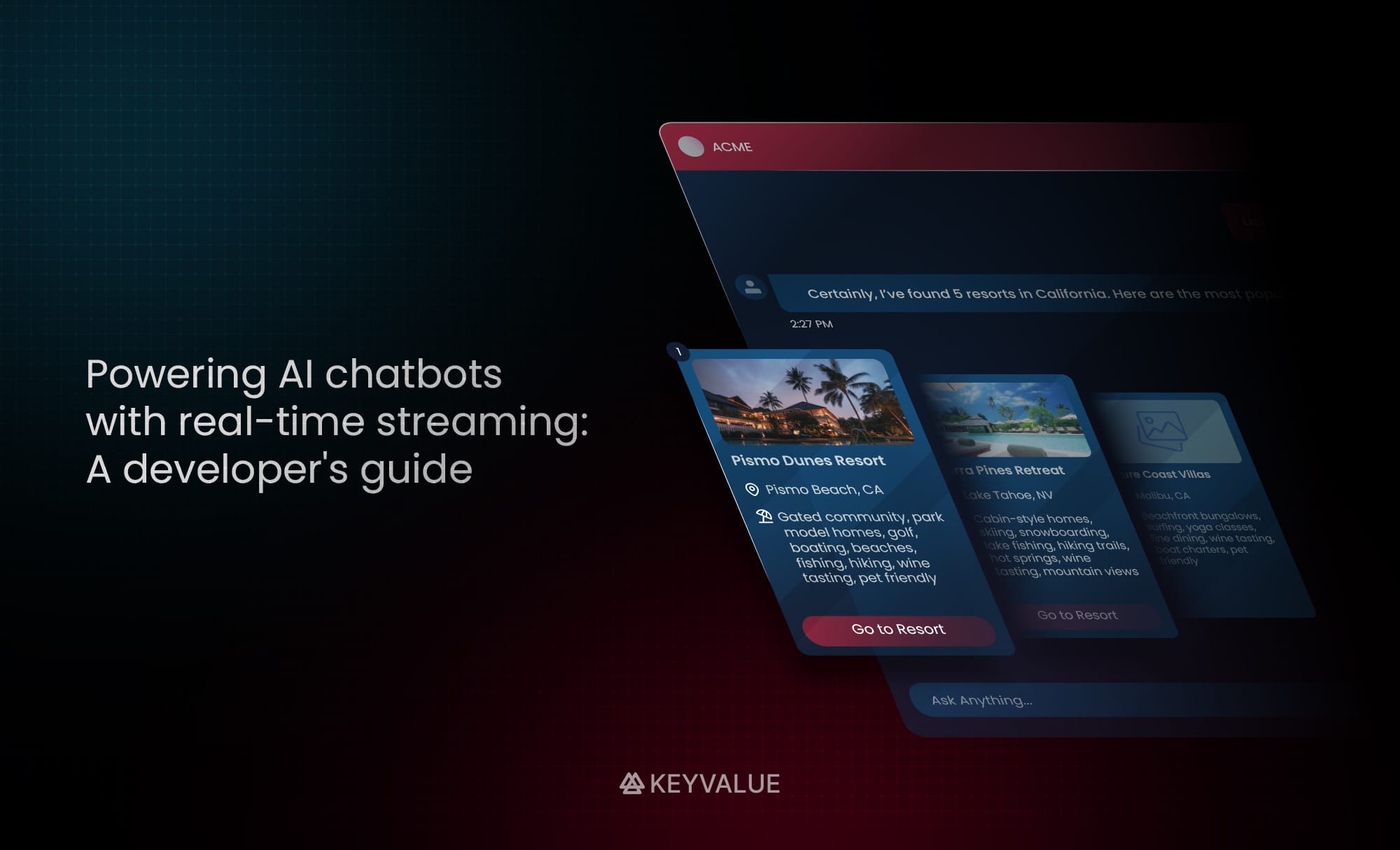 Blog post | Powering AI chatbots with real-time streaming: A developer's guide
