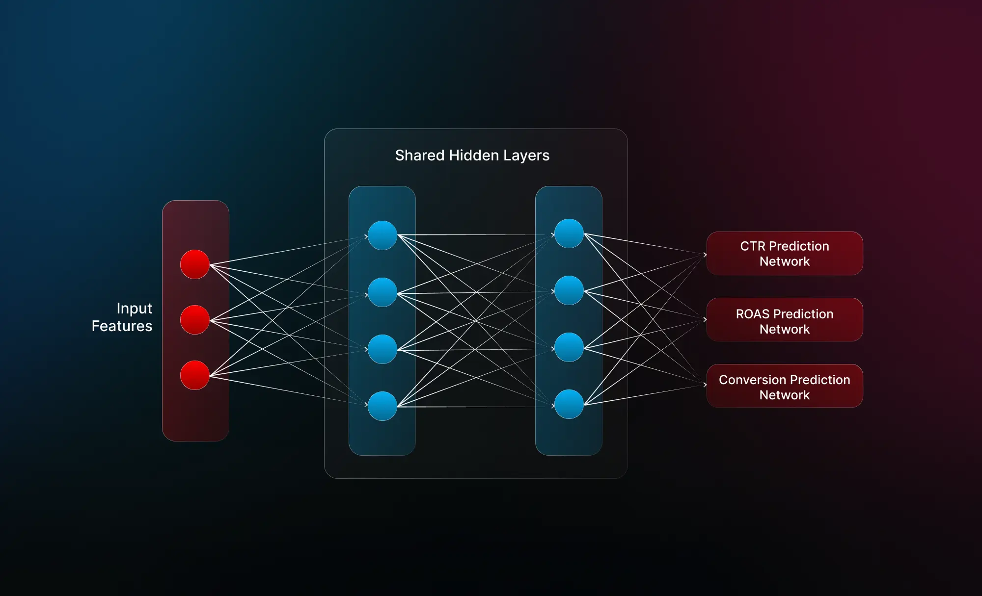 Depiction of a hypothetical network architecture