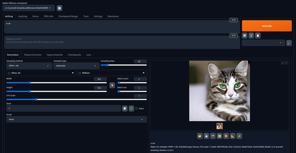 AI Image Generation with ComfyUI, via Stable Diffusion Forge